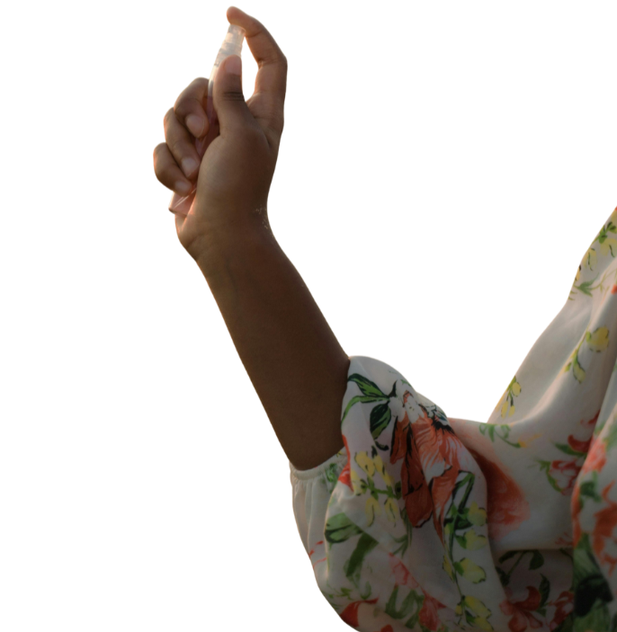 Perfume Hand Display